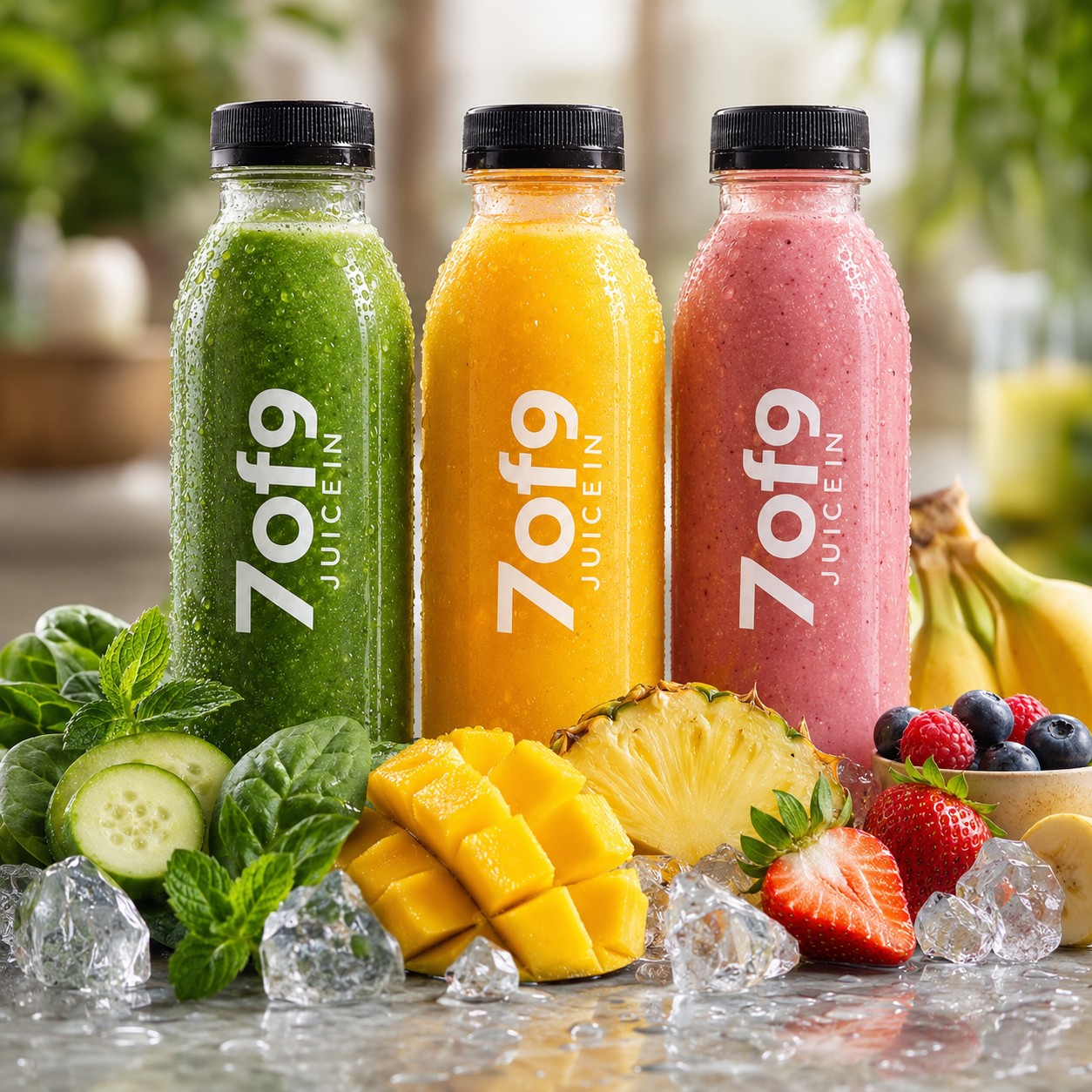 7of9 JuiceIN smoothie range for mixed bulk orders
