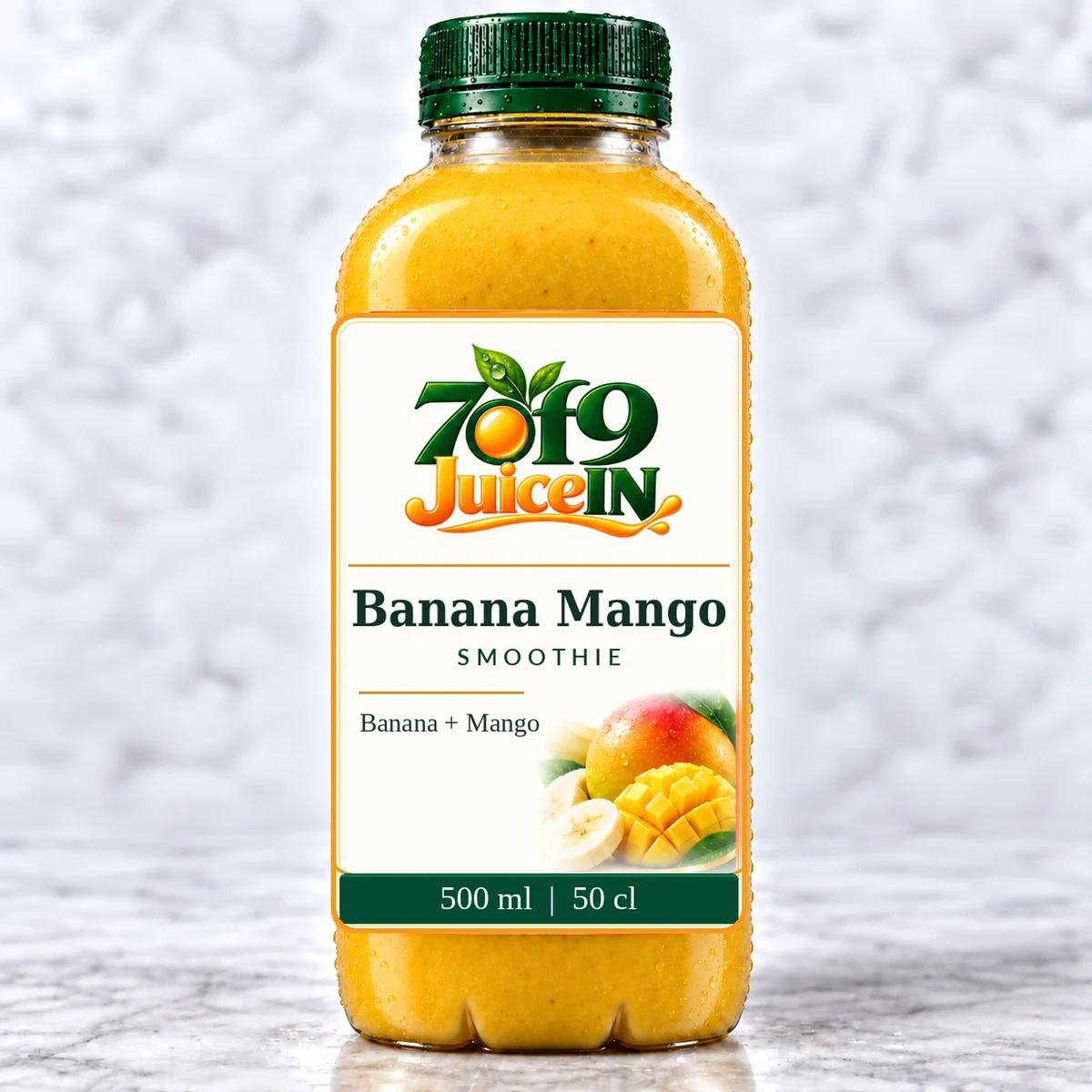 Banana Mango Smoothie by 7of9 JuiceIN