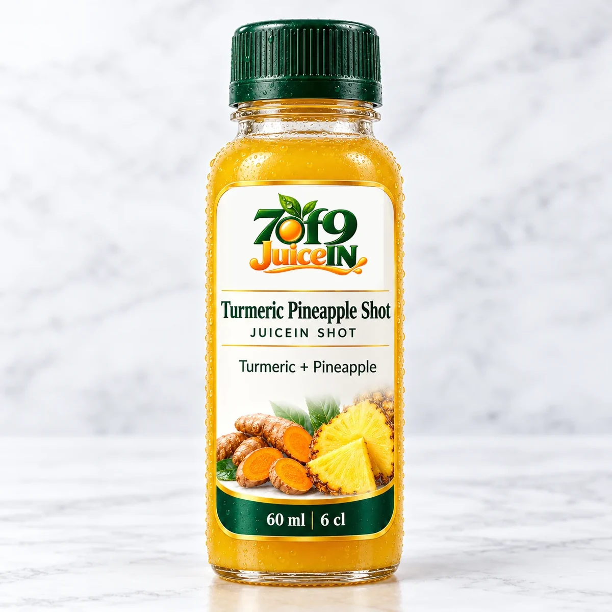 Turmeric Pineapple Shot by 7of9 JuiceIN