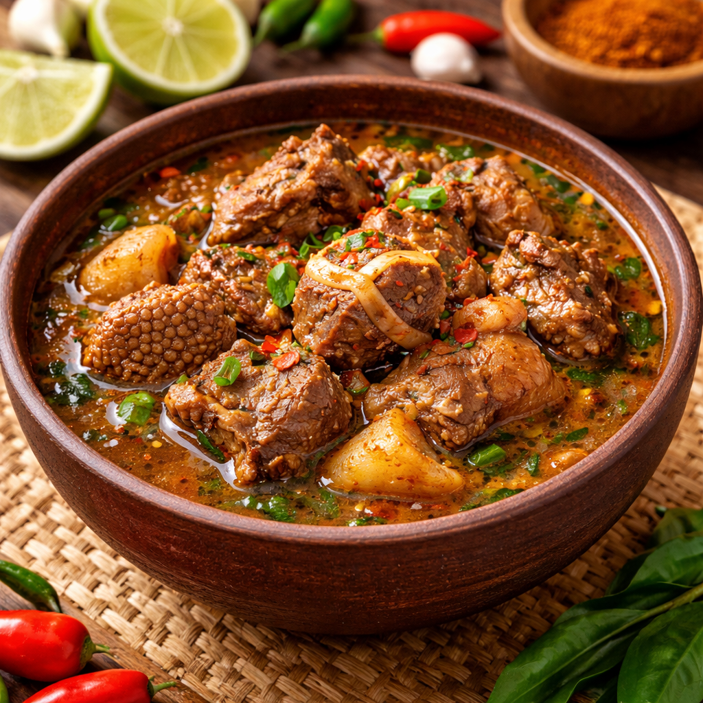 Goat meat pepper soup image