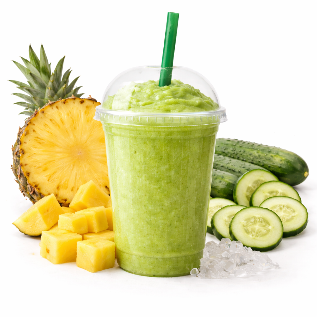 Cucumber Pine Splash (Cucumber + Pineapple) by 7of9 JuiceIN