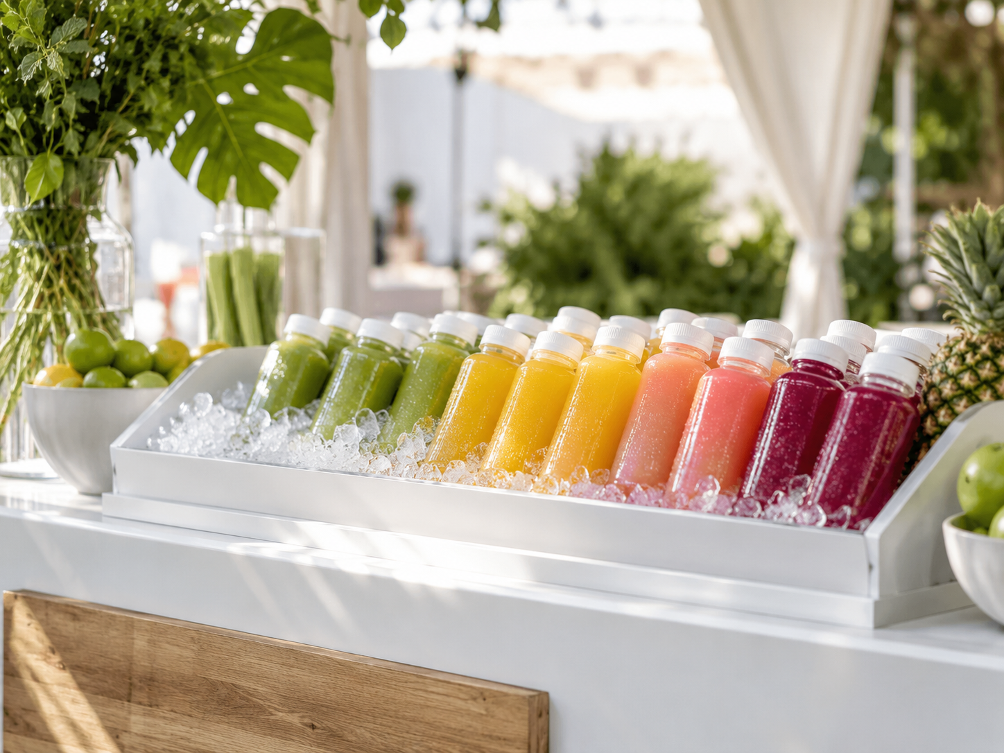 7of9 JuiceIN Pop-Up serving chilled juices, smoothies and fresh cane juice